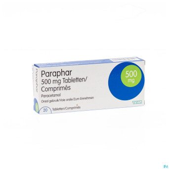 Paraphar teva tabl 20x500mg