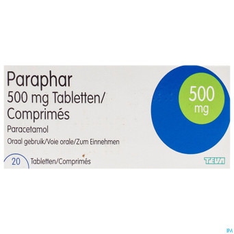Paraphar teva tabl 20x500mg