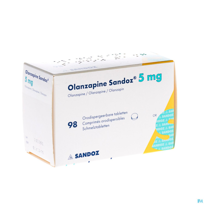 Olanzapine 5 mg sandoz orodisp comp 98