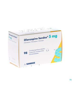 Olanzapine 5 mg sandoz orodisp comp 98