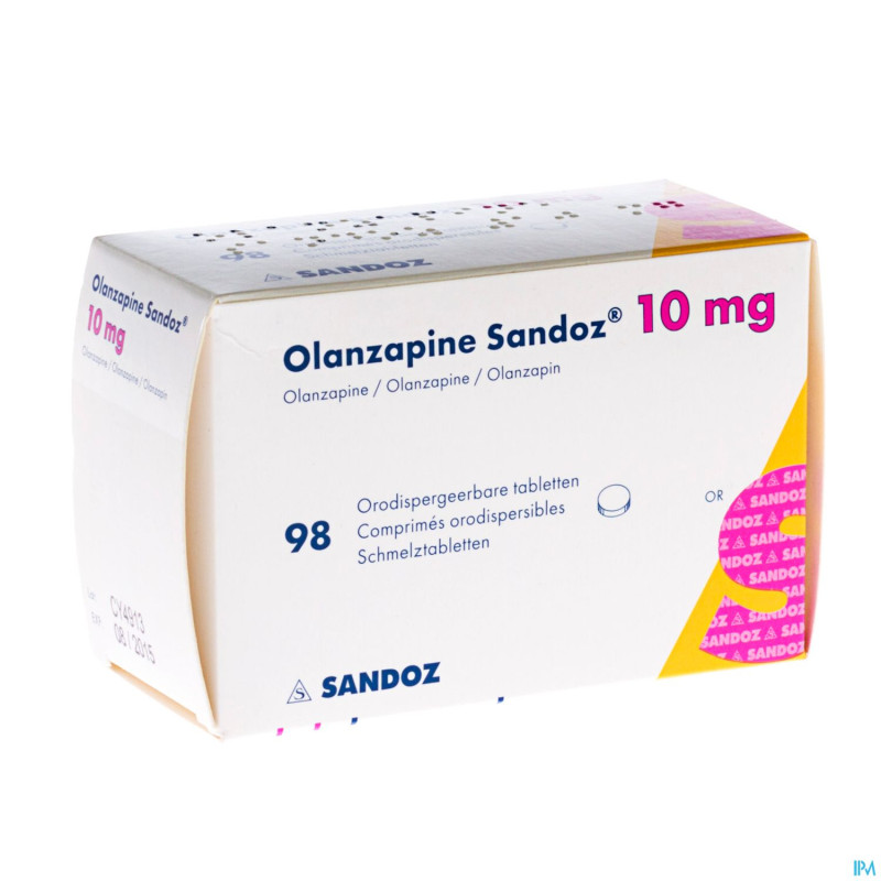 Olanzapine 10 mg sandoz orodisp comp 98
