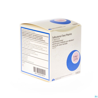 Salbutamol 5,0 mg/2,5 ml amp 30