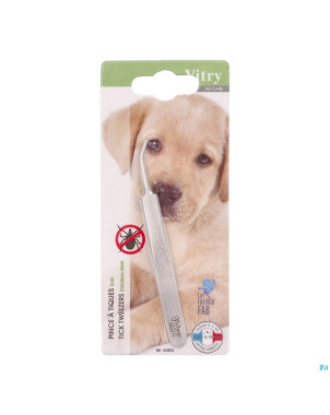 Vitry pince a tiques inox    1028tiq