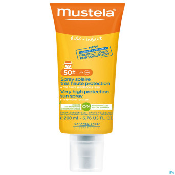 Mustela bb sol lait tr.haute protect 50+ spr.200ml