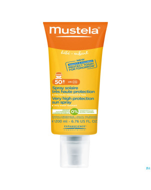 Mustela bb sol lait tr.haute protect 50+ spr.200ml