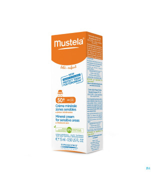 Mustela sol creme minerale zone sensible 50+ 15ml