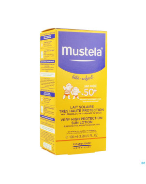 Mustela bb sl lait tres haute protection 50+ 100ml
