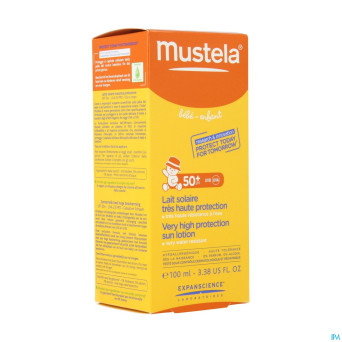 Mustela bb sl lait tres haute protection 50+ 100ml
