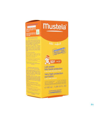 Mustela bb sl lait tres haute protection 50+ 100ml