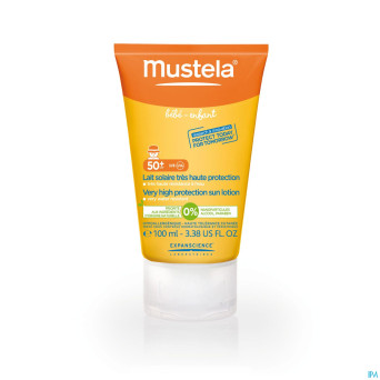 Mustela bb sl lait tres haute protection 50+ 100ml