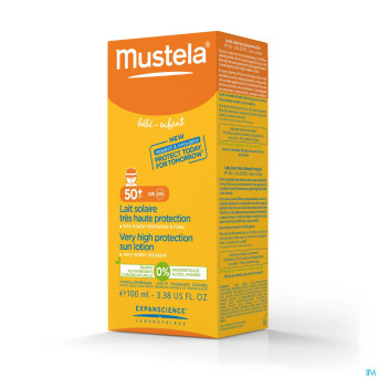 Mustela bb sl lait tres haute protection 50+ 100ml