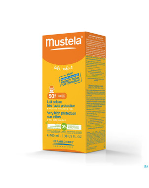 Mustela bb sl lait tres haute protection 50+ 100ml