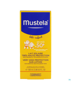 Mustela bb sl lait tres haute protection 50+ 100ml