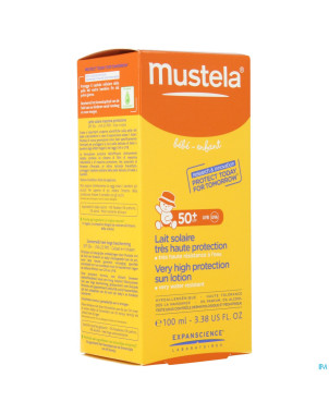 Mustela bb sl lait tres haute protection 50+ 100ml