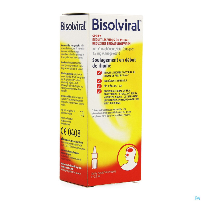 Bisolviral spray nasal 20ml