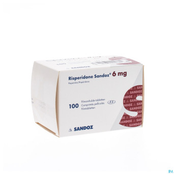 Risperidon sandoz comp pell 100 x 6 mg