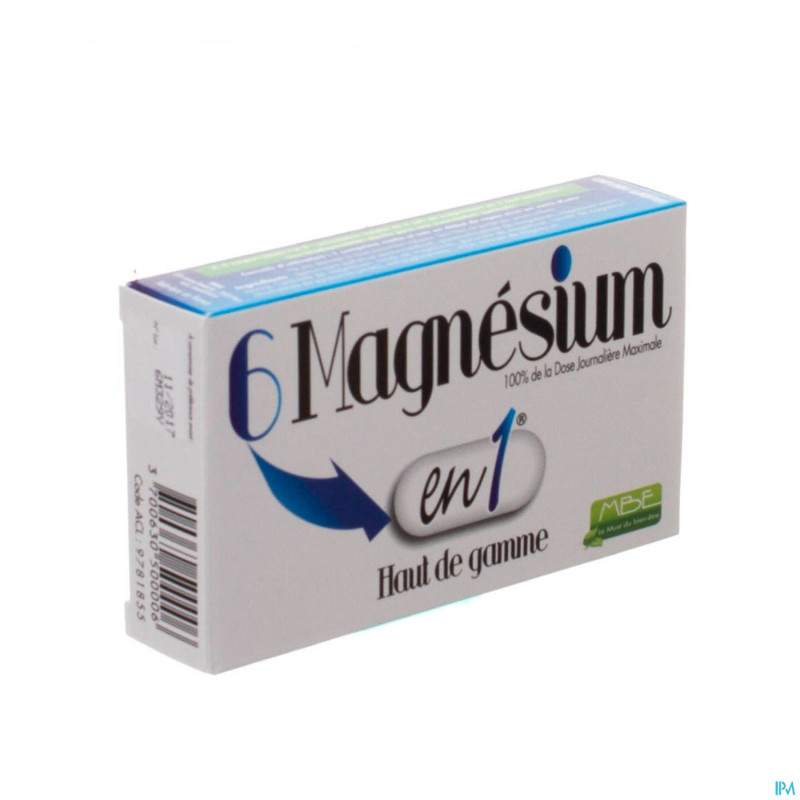 Magnesium 6 en 1 comp 60