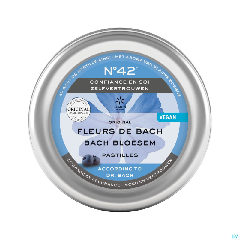 Fleurs de bach n42 pastilles confiance 50g