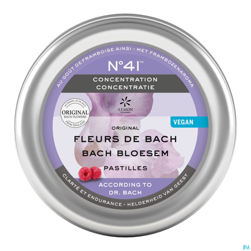 Fleurs de bach n41 pastilles concentration 50g