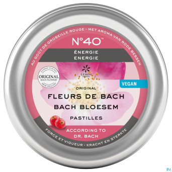 Fleurs de bach n40 pastilles energie 50g