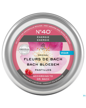 Fleurs de bach n40 pastilles energie 50g