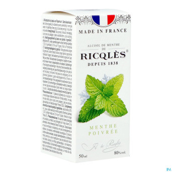Ricqles alcool de menthe fl  5cl