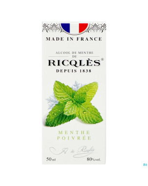 Ricqles alcool de menthe fl  5cl