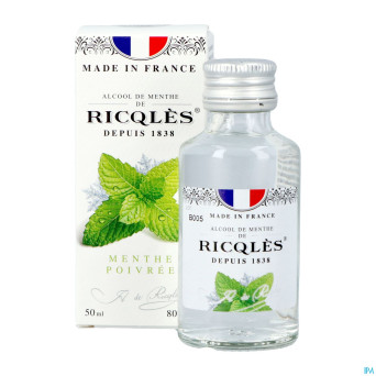 Ricqles alcool de menthe fl  5cl
