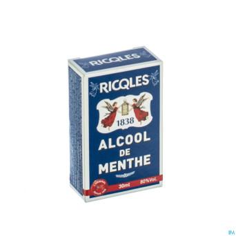 Ricqles alcool de menthe fl 3cl