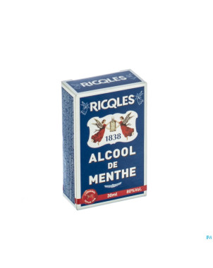 Ricqles alcool de menthe fl 3cl