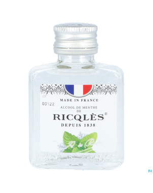 Ricqles alcool de menthe fl 3cl