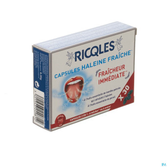 Riqcles haleine fraiche caps 30