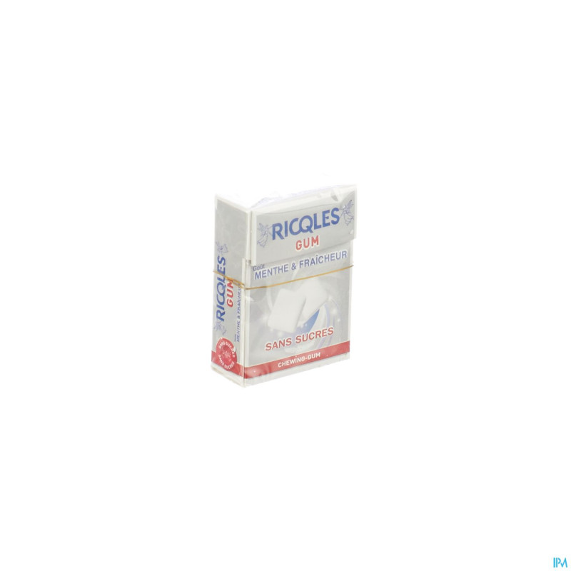 Ricqles chewing gum whitening 24g