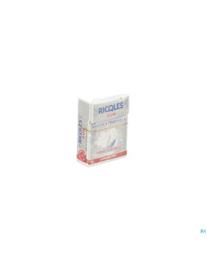 Ricqles chewing gum whitening 24g