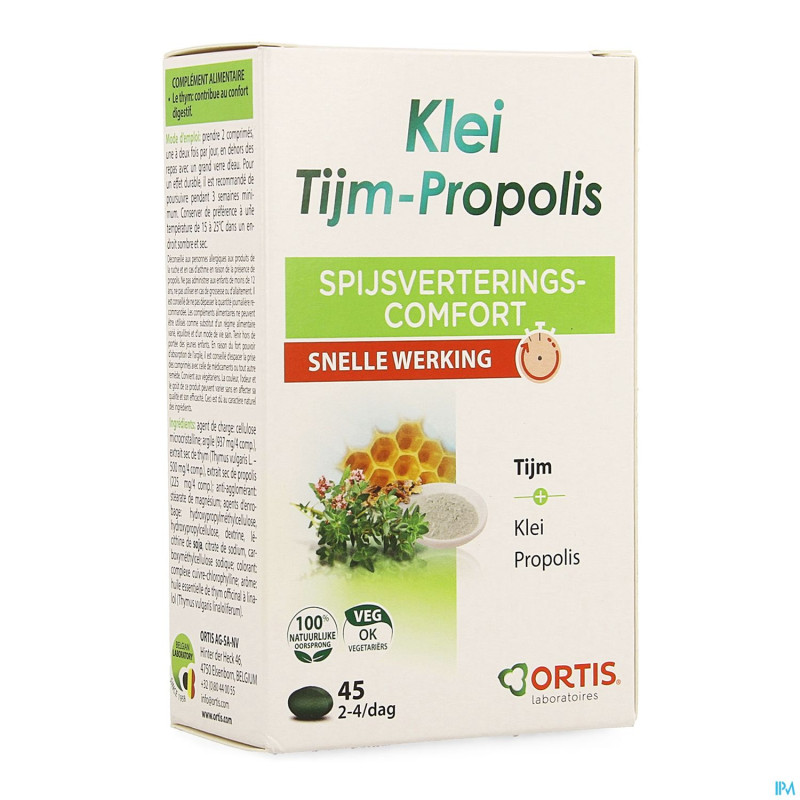 Ortis argile-thym-propolis    comp 3x15