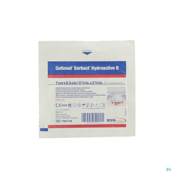 Cutimed sorbact hydroactive b  7x 8,5cm  1 7993300