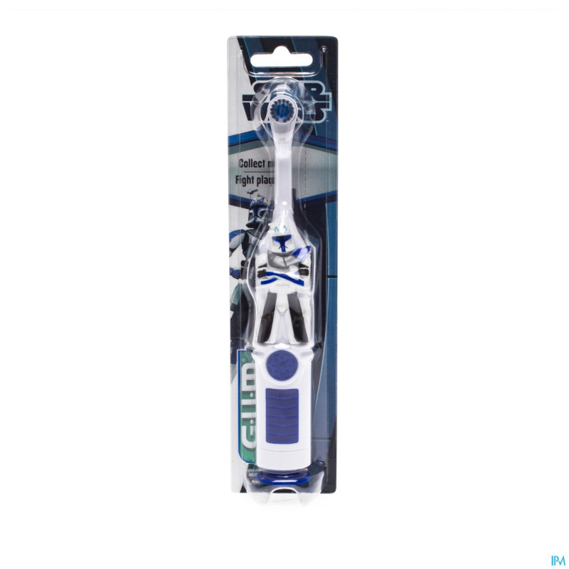 Gum brosse dent enfant electriq. star wars   4020m
