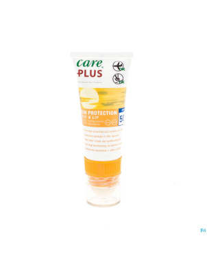 Care plus protect. sol. visage&levres spf50+ 20ml