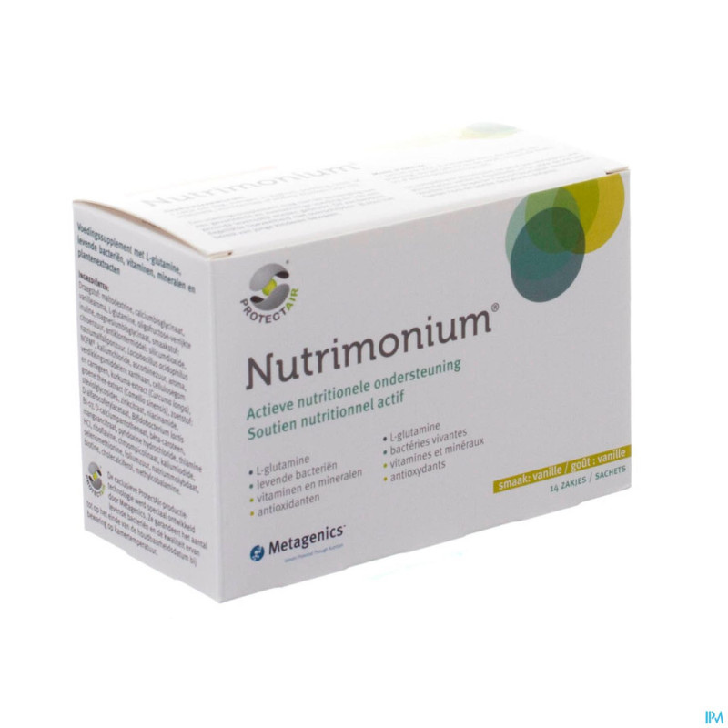 Nutrimonium vanille nf pdr sach 14 15818metagenics