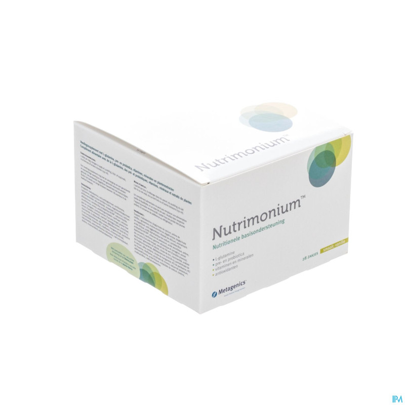 Nutrimonium vanille nf pdr sach 28 15819metagenics