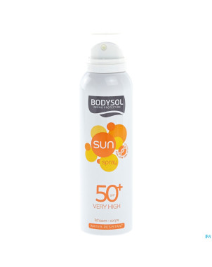 Bodysol sun aerosol ip50+ 150ml new cfr 3190824