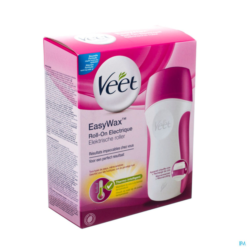 Veet easy wax roll-on elec.chauf.cire+rechar. 50ml