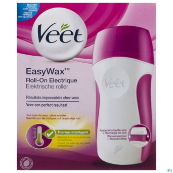 Veet easy wax roll-on elec.chauf.cire+rechar. 50ml