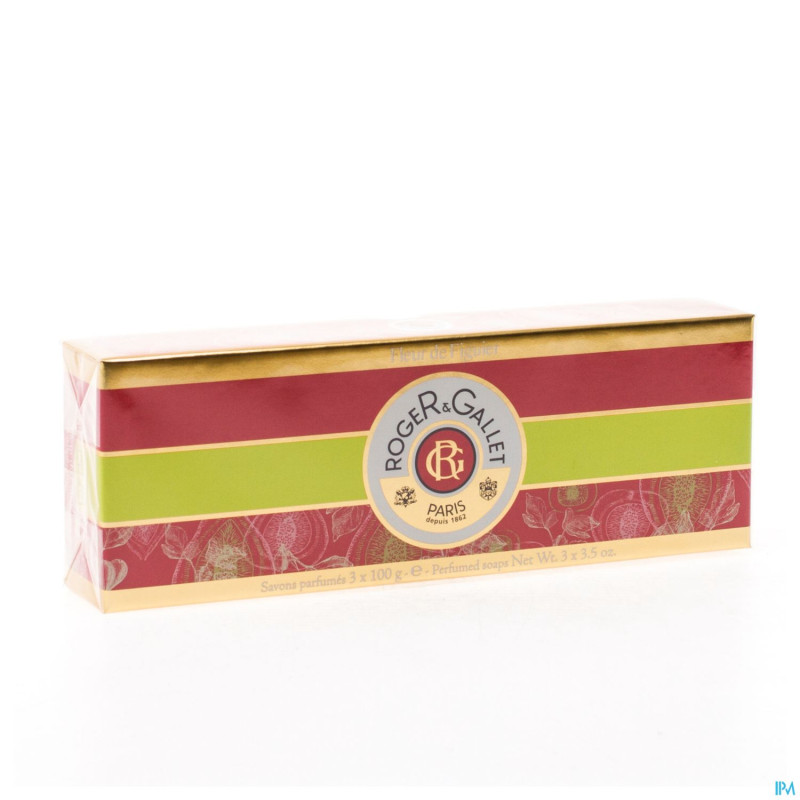 Roger&gallet coffret fleur figue savon    3x100g