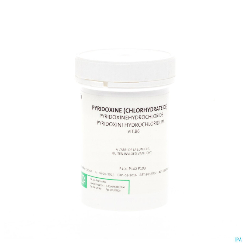 Vit b6 pyridoxine hcl    25g certa