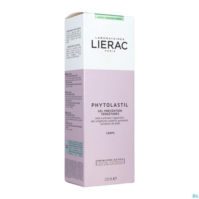 Lierac phytolastil gel s/parabene tube 200ml