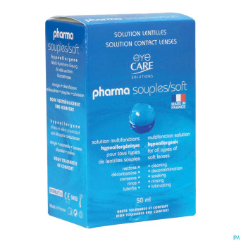 Eye care pharma souples sol lentil.contact fr 50ml