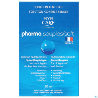 Eye care pharma souples sol lentil.contact fr 50ml
