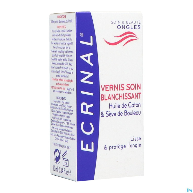 Ecrinal vernis blanchissant    fl 10ml 20214