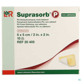 Suprasorb p mousse pu n/adh wcl  5,0x 5,0 10 20405